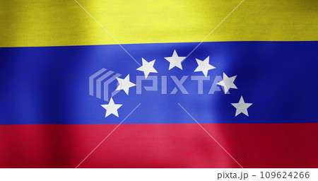 Image of waving flag of venezuela Image of waving flag of venezuela 109624266