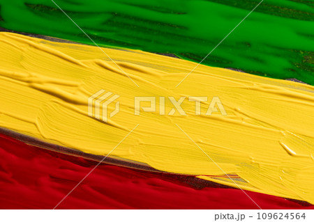 Green, yellow and red paints with copy space background Green, yellow and red paints with copy space background 109624564