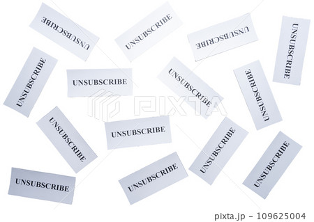 Unsubscribe tickets 109625004