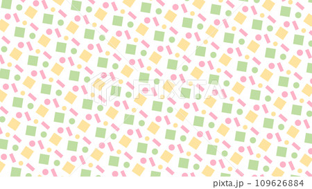 幾何学模様 背景イラスト【16:9】 109626884