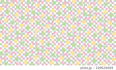 幾何学模様 背景イラスト【16:9】 109626884