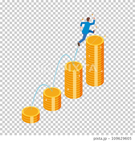 Image illustration of asset formation 109629605
