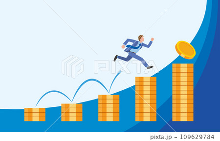 資産形成のイメージイラスト 109629784