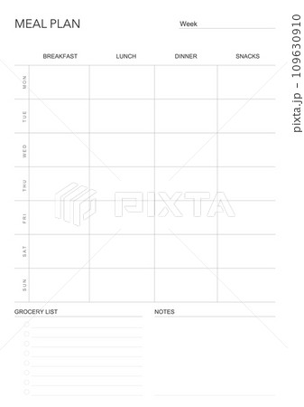 meal plan meal plan 109630910
