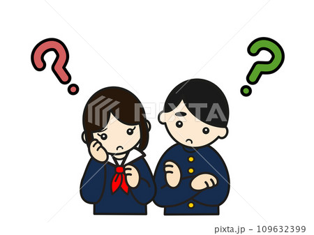 疑問を持つ生徒たち 109632399