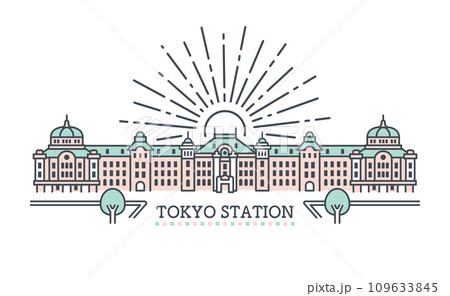 東京駅シンプルデザイン 109633845