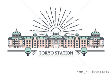 東京駅シンプルデザイン 109633845