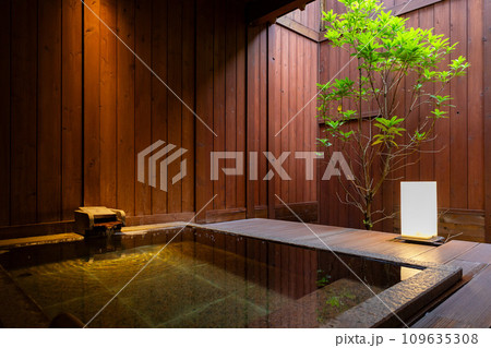 和風で趣のある旅館、ホテル、宿の源泉掛け流しの貸切露天風呂・家族風呂・昼の温泉（千葉県） 109635308
