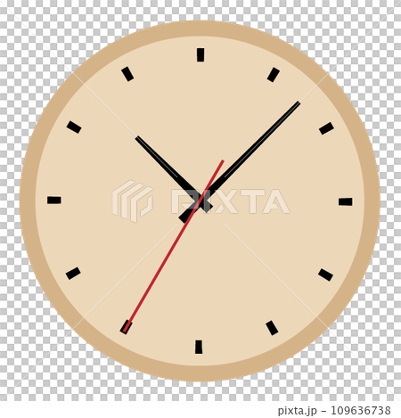 Illustration of a simple clock 109636738