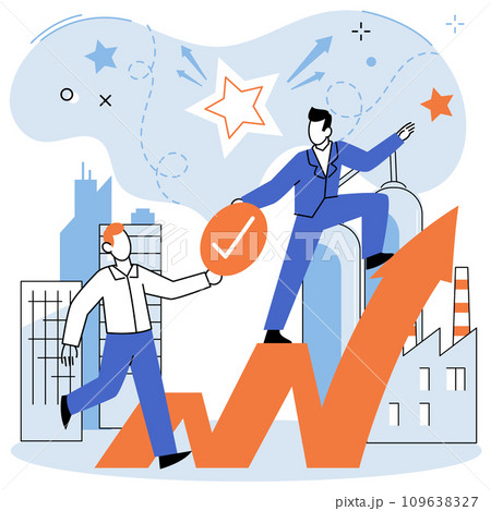 Crowdfunding. Vector illustration. Investment opportunities in crowdfunding empower individuals to become backers A great idewith strong business plattracts crowdfunding support The funding received 109638327