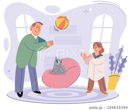 Game together. Family fun. Friendship time. Vector illustration. Board games serve as catalyst for building strong and lasting friendships Engaging in friendly competition brings out best in people Game together. Family fun. Friendship time. Vector illustration. Board games serve as catalyst for building strong and lasting friendships Engaging in friendly competition brings out best in people 109638394