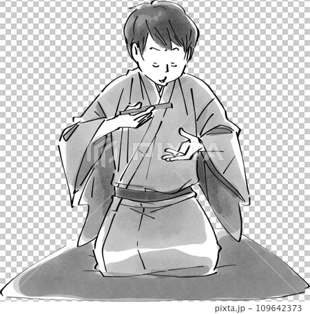 噺家の男性 01 噺家の男性 01 109642373