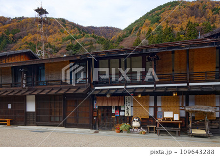 奈良井宿 宿場町 町並み 奈良井宿 宿場町 町並み 109643288