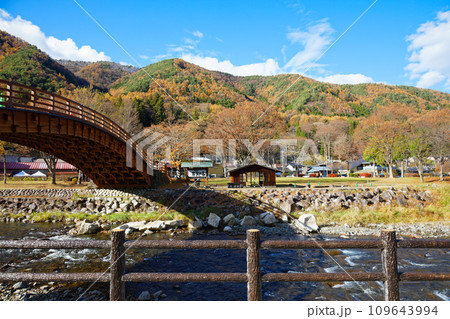 木曽の大橋 奈良井宿 宿場町 木曽の大橋 奈良井宿 宿場町 109643994
