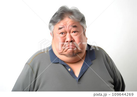 メタボが気になる男性　AI生成 109644269