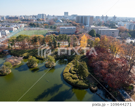 茨城県つくば市 松見公園の展望タワーからの眺め つくば駅方面 茨城県つくば市 松見公園の展望タワーからの眺め つくば駅方面 109644271