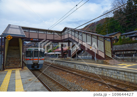 奈良井駅 電車 奈良井駅 電車 109644427