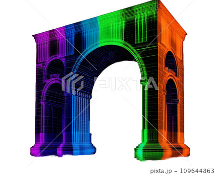 門 アーチ 未来への扉 門 アーチ 未来への扉 109644863