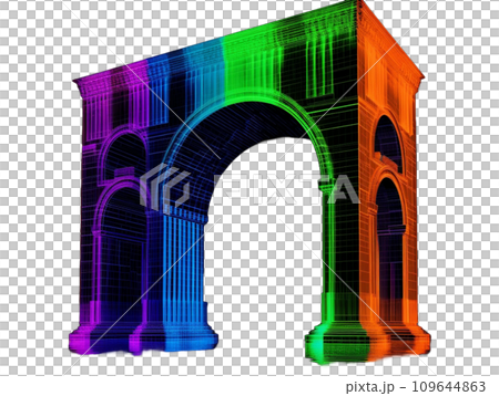 門 アーチ 未来への扉 門 アーチ 未来への扉 109644863
