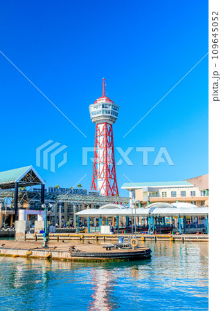 冬の博多ポートタワー　福岡県博多区 109645052