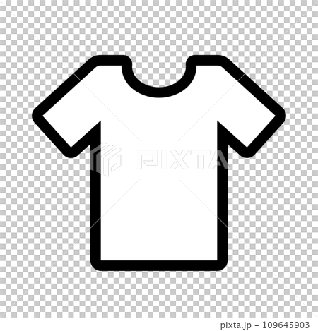 Tシャツのアイコン。服のアイコン。ベクター。 Tシャツのアイコン。服のアイコン。ベクター。 109645903