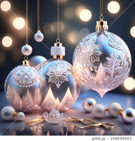 crystal bauble adornments christmas wallpaper 109646983