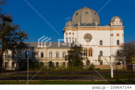 Photo of Synagogue in colorful city Gyor in Hungary Photo of Synagogue in colorful city Gyor in Hungary 109647144