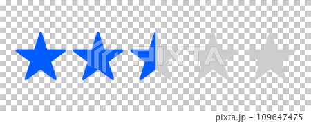 簡單藍色2.5星標 109647475