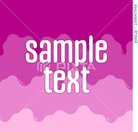 フレーム素材_垂れた液体_紫 109647949