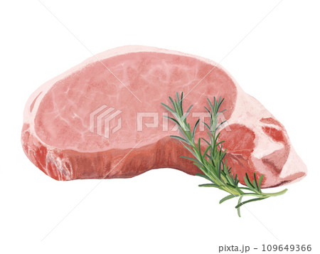 豚ロース肉（ローズマリー付き） 109649366