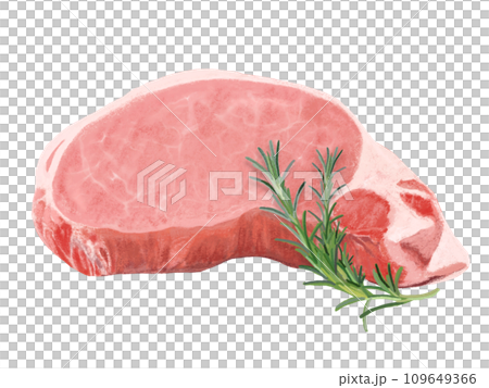 豚ロース肉（ローズマリー付き） 109649366
