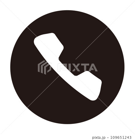 受話器のアイコン 109651243