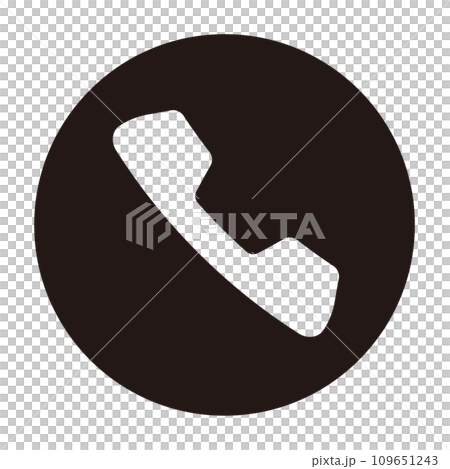 受話器のアイコン 109651243