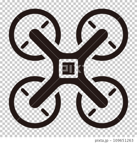 從頂部看無人機圖標 109651263