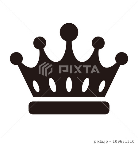 高級なクラウンアイコン 109651310