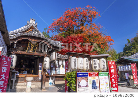 秋の京都　圓徳院　三面大黒天御堂 109652000
