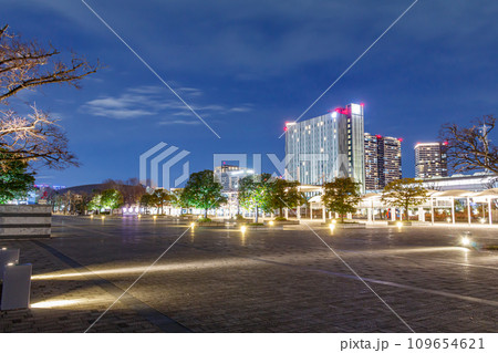 【東京の都市風景】有明(国際展示場駅)周辺の都市夜景 【東京の都市風景】有明(国際展示場駅)周辺の都市夜景 109654621
