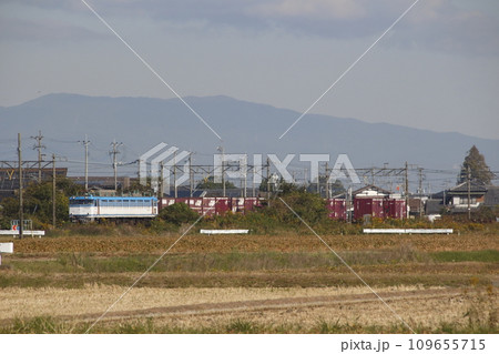 鹿児島本線を行くEF81形450番台牽引の貨物列車 鹿児島本線を行くEF81形450番台牽引の貨物列車 109655715