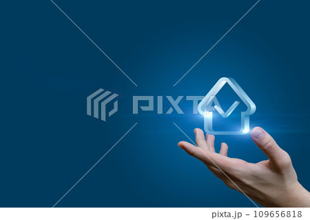 Concept of selection and selection of real estate. 109656818