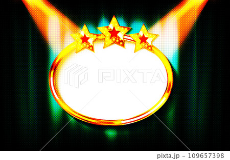 Retro light sign. Vintage style banner. 109657398