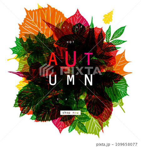 Advertisement about the autumn sale. 109658077
