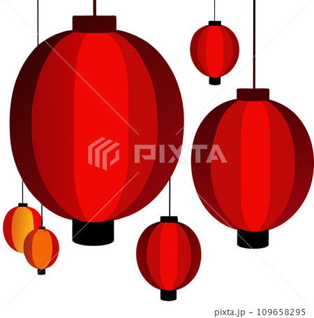 chinese new year lanterns in the shape of the heart chinese new year lanterns in the shape of the heart 109658295