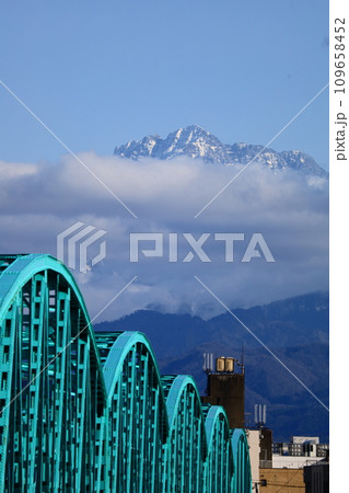 迫力ある立山連峰 109658452