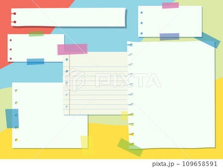 Blank Paper Note Dashboard: To-Do List Design Template Blank Paper Note Dashboard: To-Do List Design Template 109658591