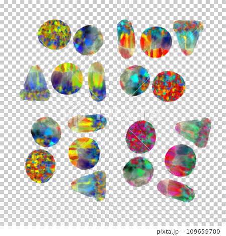 收集珠寶（插圖材料） 109659700