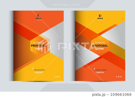 Corporate Business Proposal cover Design Template Concepts 109661066