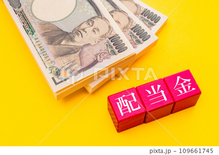 配当金　株式投資 109661745
