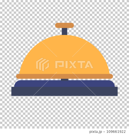 門鈴圖示。辦公桌鈴圖示。向量。 門鈴圖示。辦公桌鈴圖示。向量。 109661922