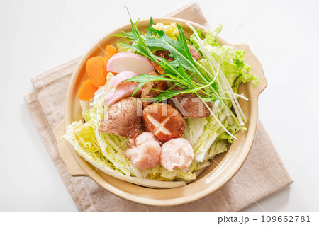 鶏だんご鍋の具材 鶏だんご鍋の具材 109662781