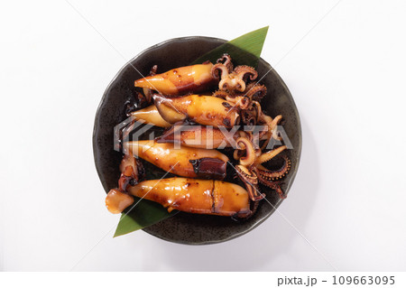 ヤリイカの煮付け ヤリイカの煮付け 109663095
